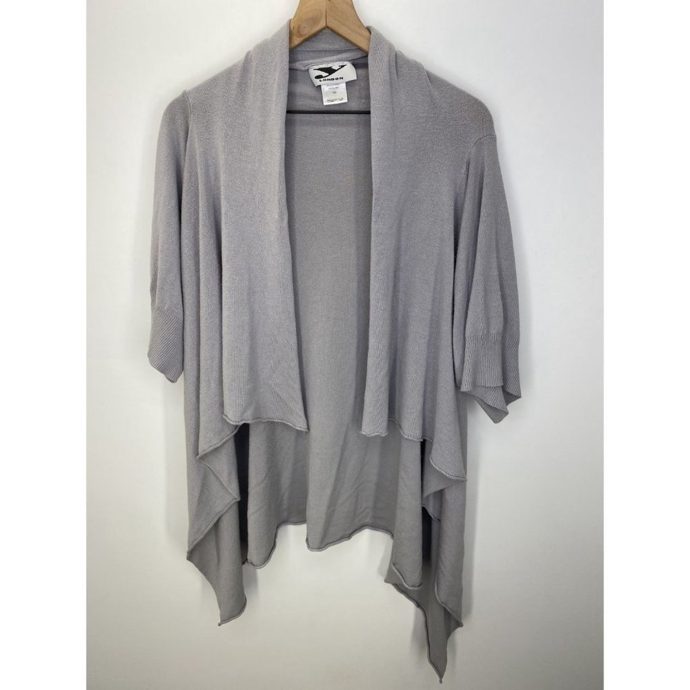 Y London Women's Cardigans Sweater Gray Size Small